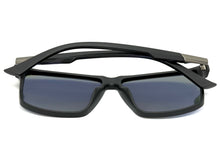Classic Sporty Driving Fishing POLARIZED SUNGLASSES Black Frame - Blue Lens 5321