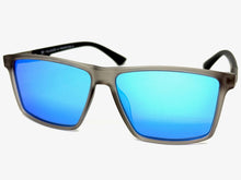 Classic Sporty Driving Fishing POLARIZED SUNGLASSES Gray Frame - Blue Lens 5321