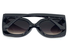 Oversized Exaggerated Vintage Retro Cat Eye Style SUNGLASSES Large Black Frame E1271