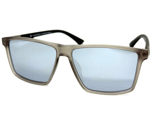Classic Sporty Driving Fishing POLARIZED SUNGLASSES Gray Frame - Silver Lens 5321