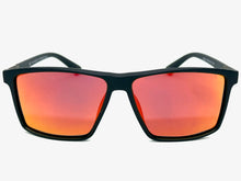 Classic Sporty Driving Fishing POLARIZED SUNGLASSES Black Frame - Orange Lens 5321