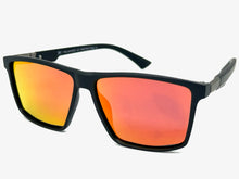 Classic Sporty Driving Fishing POLARIZED SUNGLASSES Black Frame - Orange Lens 5321