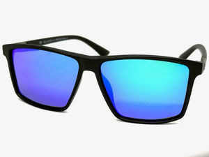 Classic Sporty Driving Fishing POLARIZED SUNGLASSES Black Frame - Green Lens 5321