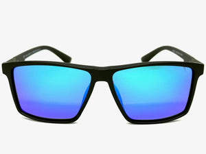 Classic Sporty Driving Fishing POLARIZED SUNGLASSES Black Frame - Green Lens 5321