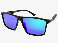 Classic Sporty Driving Fishing POLARIZED SUNGLASSES Black Frame - Green Lens 5321
