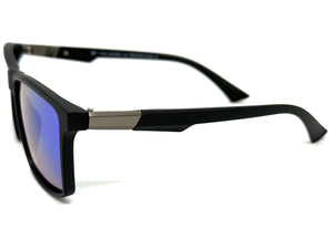 Classic Sporty Driving Fishing POLARIZED SUNGLASSES Black Frame - Green Lens 5321