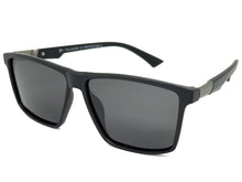 Classic Sporty Driving Fishing POLARIZED SUNGLASSES Black Frame - Dark Lens 5321