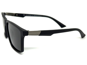 Classic Sporty Driving Fishing POLARIZED SUNGLASSES Black Frame - Dark Lens 5321