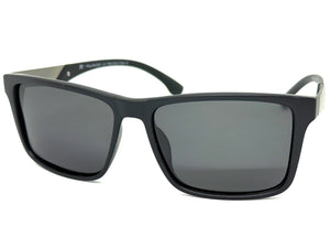 Classic Sporty Driving Fishing POLARIZED SUNGLASSES Black Frame - Dark Lens 5320