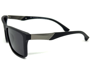 Classic Sporty Driving Fishing POLARIZED SUNGLASSES Black Frame - Dark Lens 5320