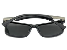 Classic Sporty Driving Fishing POLARIZED SUNGLASSES Black Frame - Green Lens 5320
