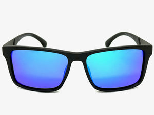 Classic Sporty Driving Fishing POLARIZED SUNGLASSES Black Frame - Green Lens 5320
