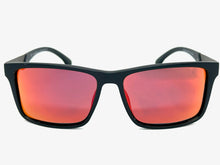 Classic Sporty Driving Fishing POLARIZED SUNGLASSES Black Frame - Orange Lens 5320