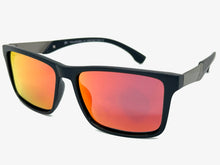 Classic Sporty Driving Fishing POLARIZED SUNGLASSES Black Frame - Orange Lens 5320