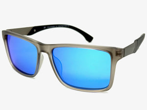 Classic Sporty Driving Fishing POLARIZED SUNGLASSES Gray Frame - Blue Lens 5320