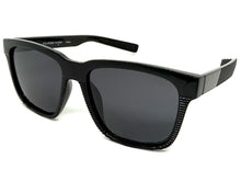 Classic Sporty Driving Fishing POLARIZED SUNGLASSES Large Black Frame - Dark Lens 9086