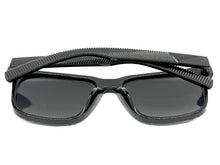 Classic Sporty Driving Fishing POLARIZED SUNGLASSES Large Black Frame - Dark Lens 9086