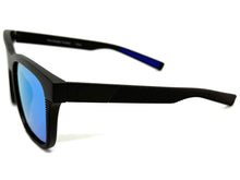Classic Sporty Driving Fishing POLARIZED SUNGLASSES Large Black Frame - Blue Lens 9086