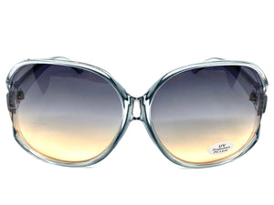 Oversized Exaggerated Retro Style SUNGLASSES Huge Gray Frame 5618