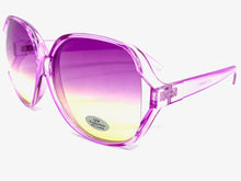 Oversized Exaggerated Retro Style SUNGLASSES Huge Purple Frame 5618