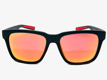 Classic Sporty Driving Fishing POLARIZED SUNGLASSES Large Black Frame - Orange Lens 9086