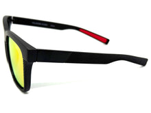 Classic Sporty Driving Fishing POLARIZED SUNGLASSES Large Black Frame - Orange Lens 9086