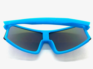 Kids Boys or Girls Retro Sporty Baseball Cycling Wrap Around Style SUNGLASSES Ages 6-13