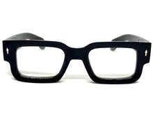Classic Vintage Retro Style Clear Lens EYEGLASSES Large Super Thick Black Frame E2165