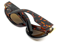 Modern Retro Party Club Raver SUNGLASSES Funky Tortoise Frame E1920