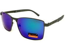 Classic Sporty Modern Stylish Sleek Biker SUNGLASSES Gunmetal Frame Green Lens 1462
