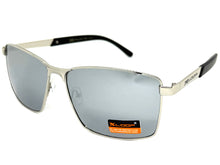 Classic Sporty Modern Stylish Sleek Biker SUNGLASSES Chrome Frame & Lens 1462