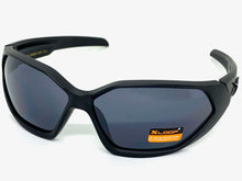 Classic Sporty Wrap Around Style SUNGLASSES Large Black Frame 2669