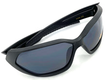 Classic Sporty Wrap Around Style SUNGLASSES Large Black Frame 2669