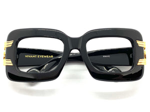 Classic Vintage Retro Hardcore Hip Hop Style Thick Black Lensless Eye Glasses- Frame Only NO Lens 6064