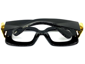 Classic Vintage Retro Hardcore Hip Hop Style Thick Black Lensless Eye Glasses- Frame Only NO Lens 6064