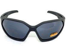 Classic Sporty Wrap Around Style SUNGLASSES Large Black Frame 2669