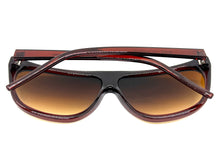 Oversized Classic Vintage Retro Style SUNGLASSES Large Brown Snakeskin Frame 1100