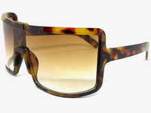 Oversized Exaggerated Modern Retro Style SUNGLASSES Large Leopard Frame 80734