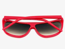 Oversized Classic Vintage Retro Style SUNGLASSES Large Red Snakeskin Frame 1100