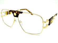 Classic Retro Luxury Designer Hip Hop Style Clear Lens EYEGLASSES Large Gold Frame 8372