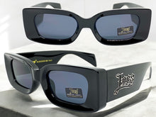 Classic Biker Gangster Hardcore LOCS SUNGLASSES Square Black Frame 91214