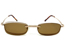 Classy Elegant Modern Style Optical EYEGLASSES Stainless Steel Frame with Magnetic Clip On DV016
