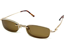 Classy Elegant Modern Style Optical EYEGLASSES Stainless Steel Frame with Magnetic Clip On DV016