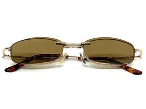Classy Elegant Modern Style Optical EYEGLASSES Stainless Steel Frame with Magnetic Clip On DV016