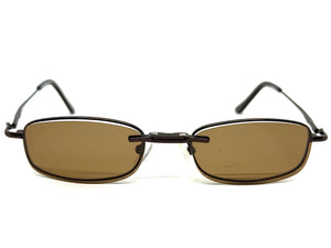 Classy Elegant Modern Style Optical EYEGLASSES Stainless Steel Frame with Magnetic Clip On DV016