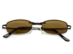 Classy Elegant Modern Style Optical EYEGLASSES Stainless Steel Frame with Magnetic Clip On DV016