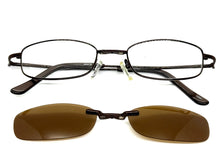 Classy Elegant Modern Style Optical EYEGLASSES Stainless Steel Frame with Magnetic Clip On DV016