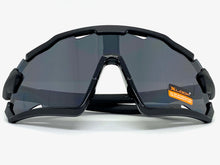 Oversized Retro Sporty Wrap Around Style SUNGLASSES Large Black Frame 3693