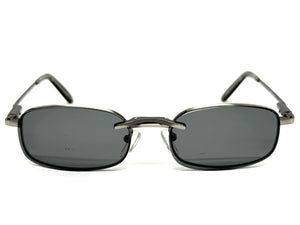 Classy Elegant Modern Style Optical EYEGLASSES Stainless Steel Frame with Magnetic Clip On DV012