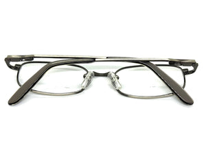 Classy Elegant Modern Style Optical EYEGLASSES Stainless Steel Frame with Magnetic Clip On DV012